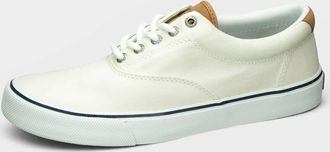 Sperry Top-Sider Mens Striper Cvo Canvas Sneakers In White
