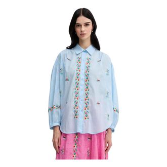 La Petite Francaise Donna, Camicette, Blu, L, new