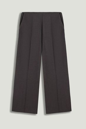 Nocturne Wide Leg Fluid Pants in Anthracite at Nordstrom, Size X-Large