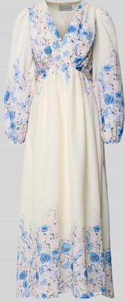 Neo Noir Neo Noir Maxikleid mit V-Ausschnitt Modell SILFI in Weiss, Gr&ouml;&szlig;e 34