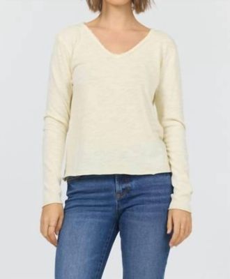 Dear John Denim Vanya Long Sleeve Tee In Rutabaga