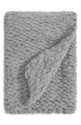 Sunday Citizen Snug Loose Knit Throw in Cloud Grey at Nordstrom