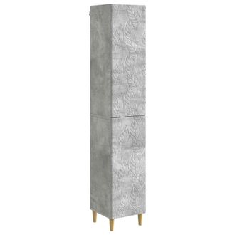 vidaXL Juego De Armarios 2 Uds. Gris Hormig&oacute;n Madera De Ingenier&iacute;a Vidaxl