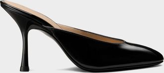 Stuart Weitzman 85mm Madison Patent Leather Mules