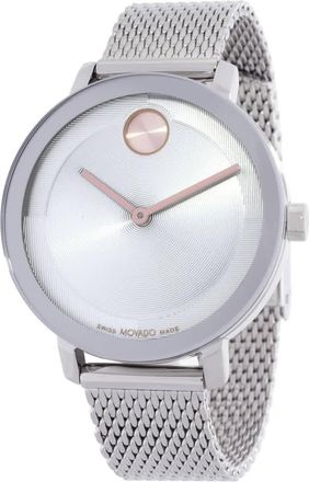 Movado Bold Evolution 2.0 Quartz Silver Dial Ladies Watch 3601085
