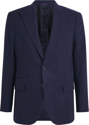 Ralph Lauren Purple Label Wool-Silk-Cashmere Kent Blazer Size M