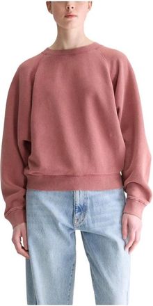 Bellerose Hoodies & sweatvesten, Dames, Rood, M, Katoen, Fella Sweatshirt