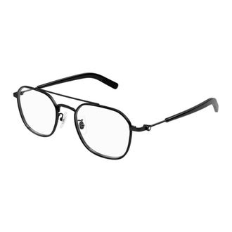 Montblanc Glasses, male, Black, 51 MM, Mb0391Oa Optical Frame
