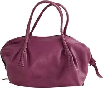Ferragamo Pre-owned Handbags, female, Purple, Size: ONE SIZE Pre-owned Cabas