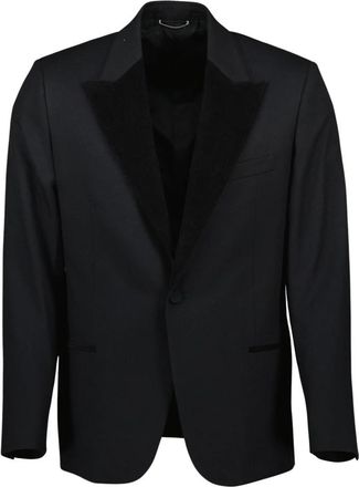 Dior Ribfluwelen Blazer Herfst-Winter Collectie 2025 - Heren - Blazers - Zwart - XL - Katoen - Jassen