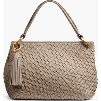 DKNY Glenwood Woven Shoulder Bag in Moth at Nordstrom