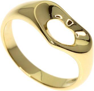 Tiffany & Co. Open Heart Yellow Gold (18K) Band Ring (Pre-Owned)