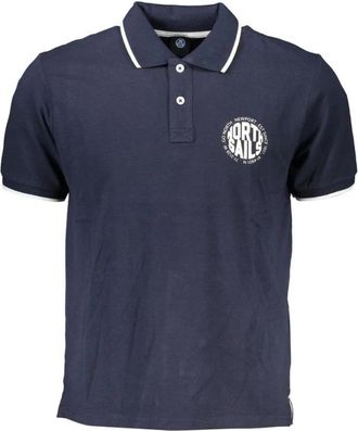 North Sails Klassiek Passend Poloshirt Korte Mouwen - Heren - Polos - Blauw - S - Katoen - Tops
