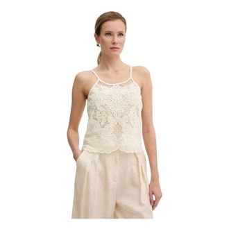 Twinset Donna, Top, Beige, M, new