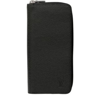 Louis Vuitton Pre-owned Wallets, male, Black, Size: ONE SIZE Pre-owned Taiga Leather Wallet
