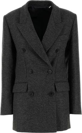 Isabel Marant Cappotto doppiopetto Isidora - Grigio