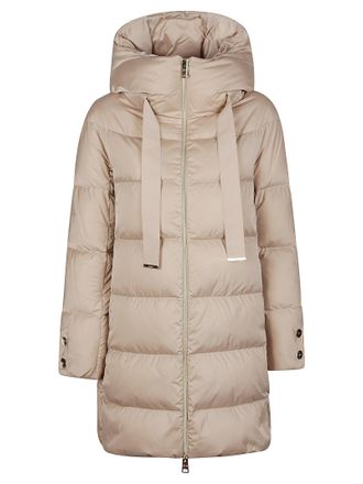Herno Quilted Down Jacket With Hood And Drawstrings Herno