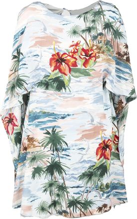 Valentino Valentino Hawaiiaanse couture capejurk - jaren 10