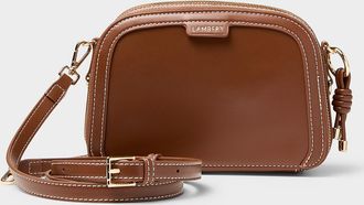 LAMBERT Womens Emma topstitched crossbody bag