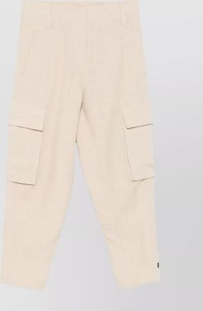 Brunello Cucinelli linen cropped trousers