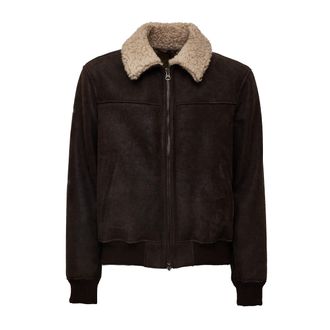 STEWART Sean Vintage-Finished Leather Jacket