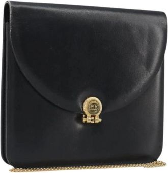 Dior Pre-owned Vintage Schoudertas - Dames - Vintage Schoudertas - Zwart - ONE Size - Leer - Vintage