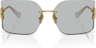 Miu Miu Sunglasses Mu54 Ys 5 Ak30 B Gold/Light Gray Women