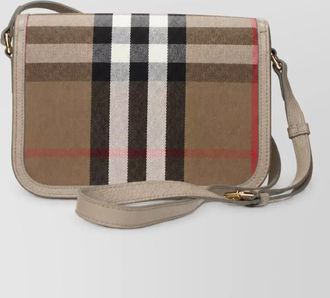 Burberry textile clutch bag