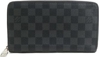Louis Vuitton Black Damier Graphite Damier Graphite Long Wallet (Bi-Fold) (Pre-Owned)