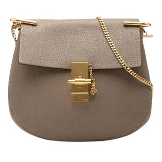 Chlo&eacute; Pre-owned Drew Schoudertas - Dames - Vintage Schoudertas - Bruin - ONE Size - Leer - Vintage