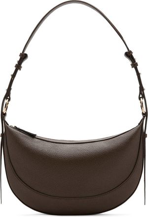 Mango Oval Faux Leather Shoulder Bag in Khaki at Nordstrom