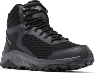 Columbia Mens Trailstorm Ascend Mid WP waterproof mid rise hiking boots, Black (Black x Dark Grey), 11 UK