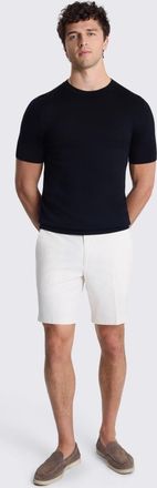 Moss Off-White Chino Cotton Shorts