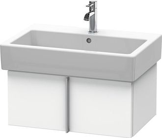 Duravit Duravit Vero Vanity 6105, De Pared, Con 1 Extra&iacute;ble, 650mm, Color (frente/cuerpo): Blanco Mate Decoraci&oacute;n - Ve610501818
