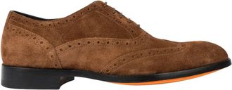 Paul Smith Galileo Suede Brogue - Heren - Nette schoenen - Bruin - 42 EU - Leer - Schoenen