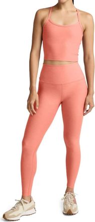 Beyond Yoga Spacedye Caught In The Midi High Waisted Legging In Dreamsicle Heather