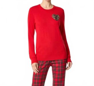 Trina Turk Jaguar Sweater In Red