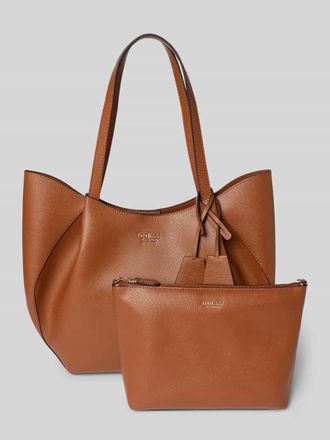 Guess Tote Bag mit Tragehenkel Modell AMORETTE in Cognac, Gr&ouml;&szlig;e 1