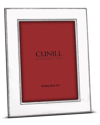 Cunill Tiffany Double Bead Non-Tarnish Sterling Silver Frame