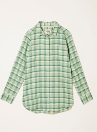Fat Face FatFace Olivia Green Regular Check Shirt