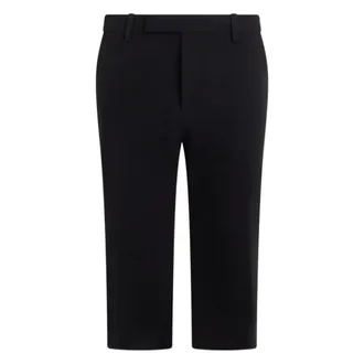 Philosophy di Lorenzo Serafini Capri Trousers - female - Philosophy di Lorenzo Serafini - Cropped Trousers - Black - S - Trousers