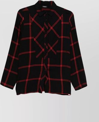 Emporio Armani checked pattern long sleeve pajama set