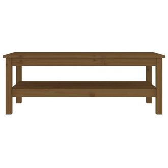 Berkfield Home Beautiful Coffee Table Honey Brown 110x50x40 cm Solid Wood Pine | Size: 110 x 50 x 40 cm