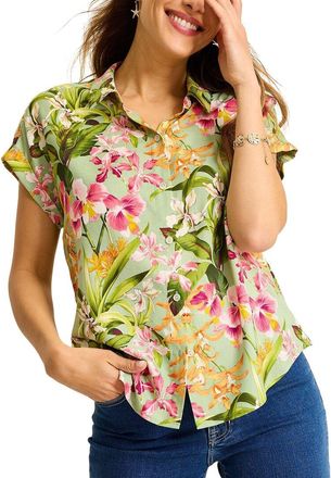Tommy Bahama Orchid Bay Silk Camp Shirt