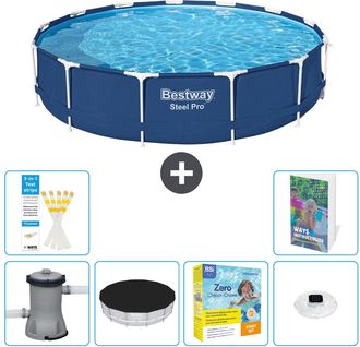 Bestway Piscina Bestway Steel Pro Redonda - 396x84 Cm - 7-piezas S178