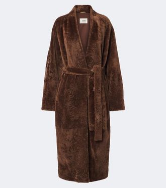Arma Cappotto Dilan in shearling a portafoglio