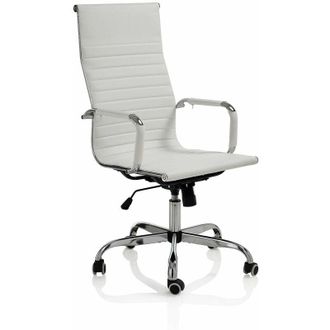 TFT Home Furniture Poltrona direzionale da ufficio LAYA bianco