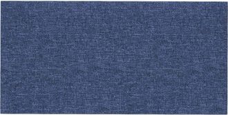vidaXL Cabecero De Pared 12 Uds. 60 X 30 Cm Azul Tela Vidaxl