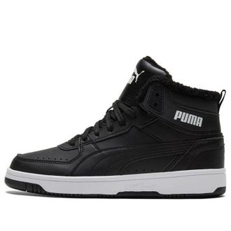 Puma Rebound Joy Fur - Black White 375576-01