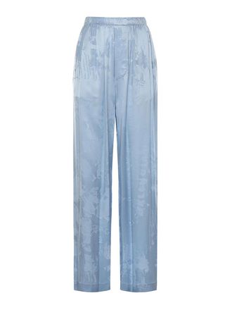 Balenciaga Washed Crayon Allover Silk Pajama Pants